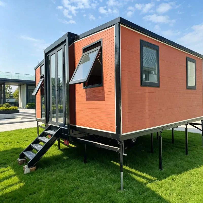 Luxury Expandable Container House with Double Wing Design