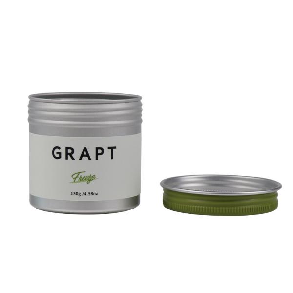 130g 4.58OZ Metal Aluminum Empty Cookie Tins For Food Storage