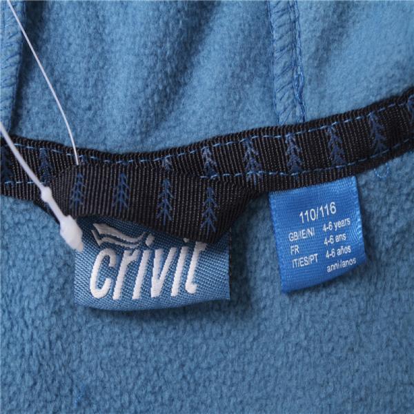 Stockpapa blue Striped Children's Winter Clothes Softshell Hooded Jacket