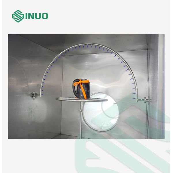 IPX3–IPX6 Automotive Component Jet Nozzle Water Spray Test System