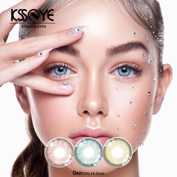 HEMA NVP Yearly Gemstone Green Lens Contact With Water Content 40%