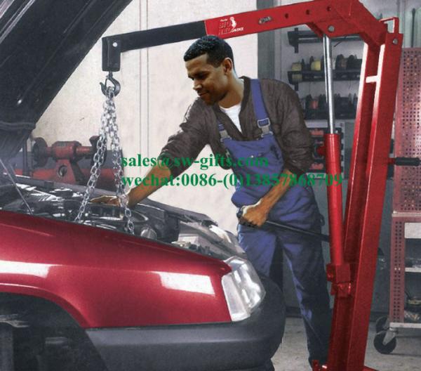 Folding Manual Hydraulic Cherry Picker Engine Crane Shop Press Hoist Lift 0.5T-3T