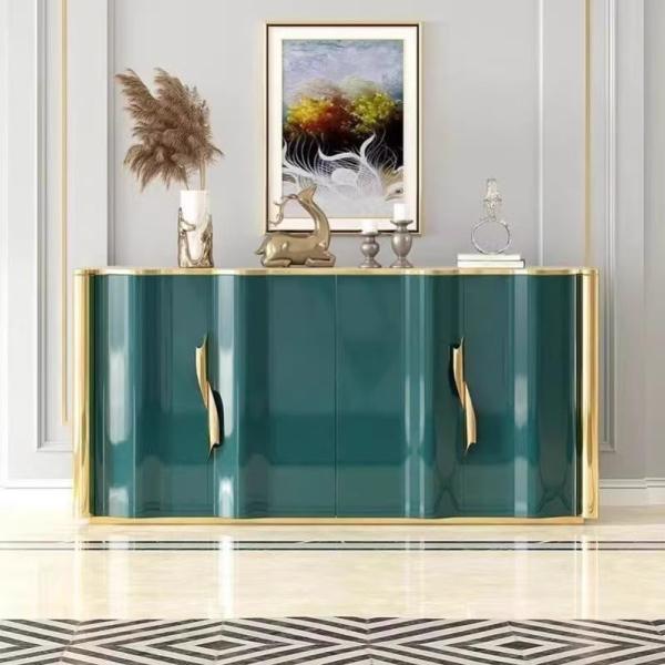 Hotel Dining Cabinet Modern Cabinet Stainless Steel Hotel Solid Wood Dining Cabinet