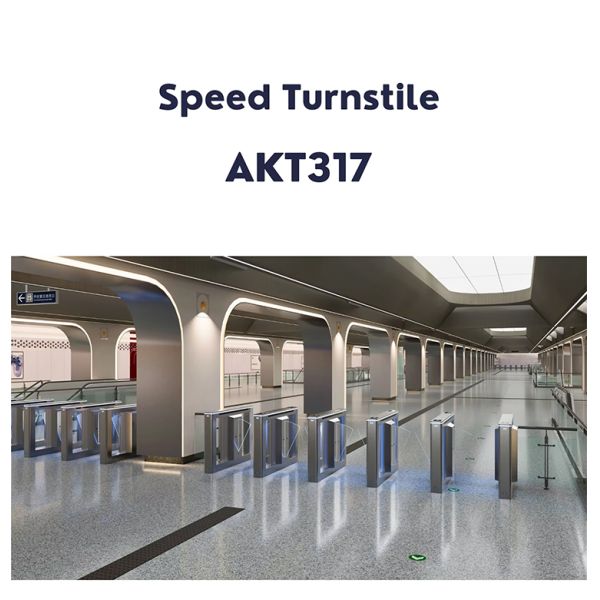 Tournevis de barrière à clapet en acier inoxydable avec 0,8s Arm Open/Close Time et 40~60 ppl/min de vitesse de passage pour un contrôle efficace de l'accès