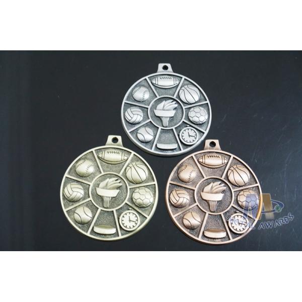 High quality Zinc Alloy / Pewter 3D Die Cast Medals for Sport Meeting, Army, Awards with Antique Copper Plating