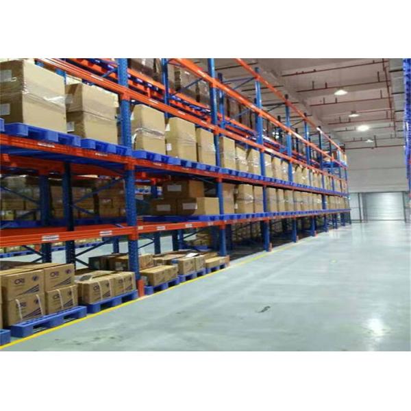 Galvanized 1500kgs Heavy Duty Pallet Racks Q235 12000mm Height
