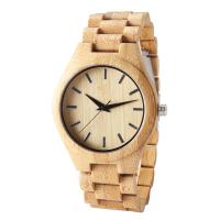 Muñeca de encargo simple del reloj del OEM del reloj para hombre del estilo del cuarzo de alta calidad de Japón Movt de los hombres del reloj de madera