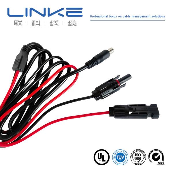 Photovoltaic  Jumper Wire Connector Energy Storage Power Cable Assembly