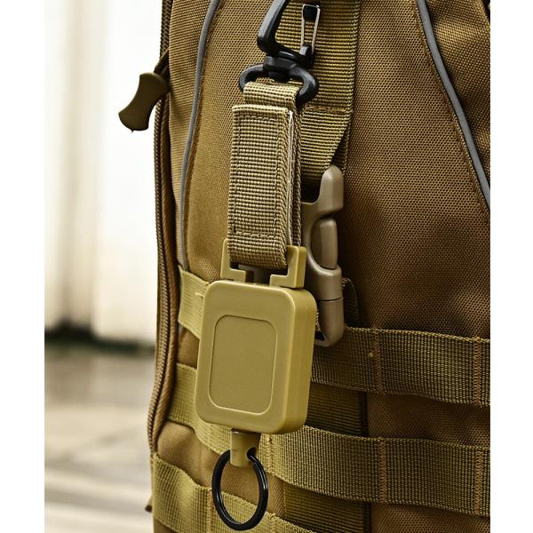 Деи наружной значок катушка магнитный карабинер застежка шнур оттягиваемый шнур ключевой кольцо6771