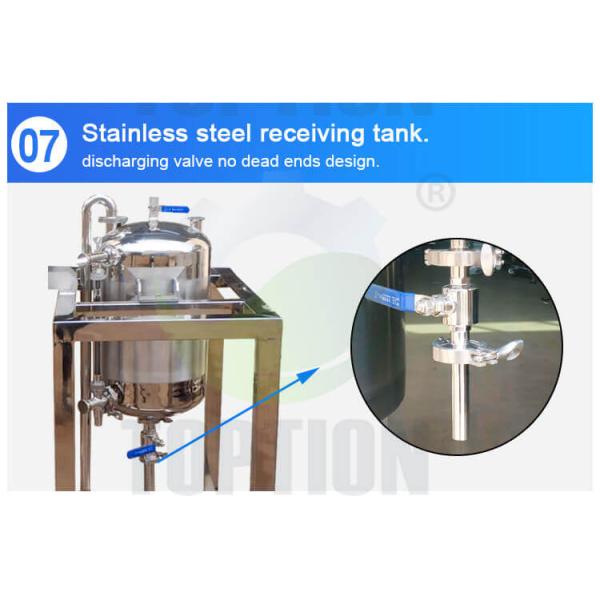 Stainless Steel Crystallization Reactor Toption 50L Jacketed Reactor