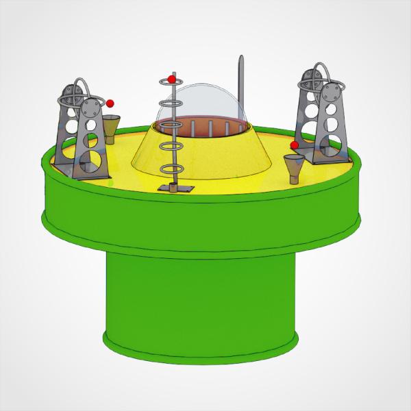 Blaster eléctrico de bolas flotantes para juegos infantiles en interiores