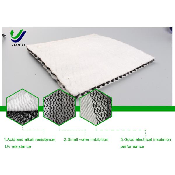 Geonet composite en trois dimensions 200 g/m2 pour le système de drainage et de protection