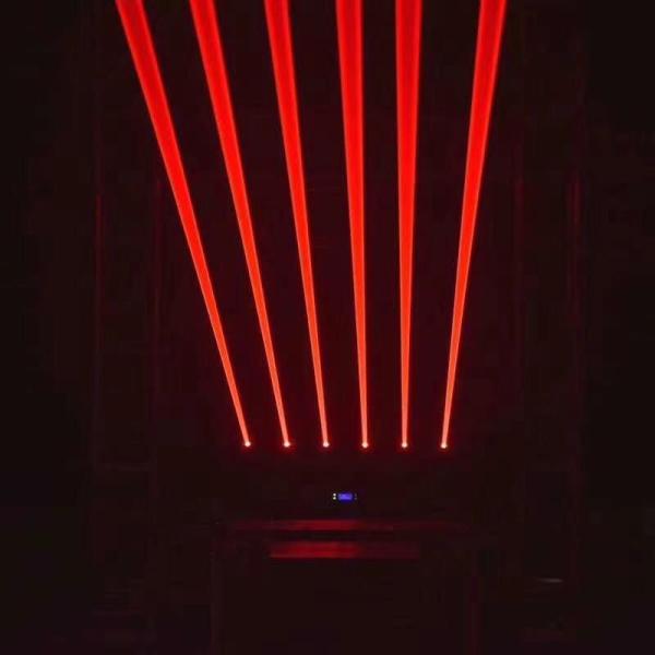 250w 6 Head Laser 3 In 1 Laser Pixel Beam Moving Head Light  Indoor