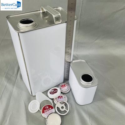 500ml Empty Coated Paint Tin Cans 1 Gallon Industrial Bucket With Metal Cap