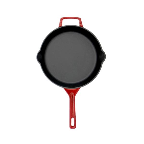 ISO9001 Enameled Cast Iron Skillet Set With Casserole Dutch Oven / Fry Pan