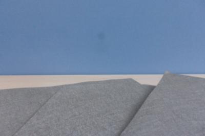 Feltro aglomerado de aço inoxidável grosso da prova de corrosão 0.44mm para o coletor de poeira do cartucho
