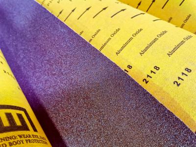 ALUMINUM OXIDE POLYESTER CLOTH ABRASIVE FOR NON-FERROUS METAL / HARDWARE