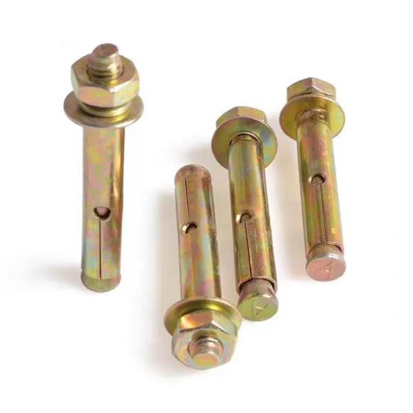 Цинк винта расширения металла желтый покрыл высокуглеродистые стальные анкерные болты рукава