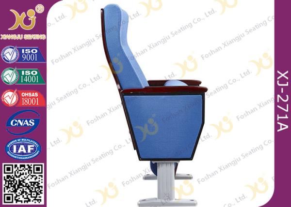 No Rustiness Aluminum Legs Auditorium Chairs For Hall / Conference Seating