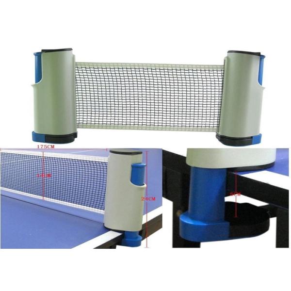 Retractable портативные сеть настольного тенниса и напечатанный логотип размера 175*19cm столба