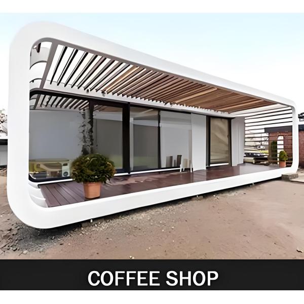 Commercial Bookstore Space Capsule House With Water And Electricity Connections