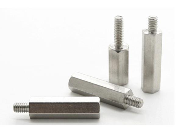 M3 M7 en acier inoxydable mâle et femelle Tête hexagonale MétalStandoff A453 GR660 A286 18-8 broches simples