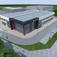 Taller de diseño avanzado de CAD Estructura de acero Puerta de rodillo rentable