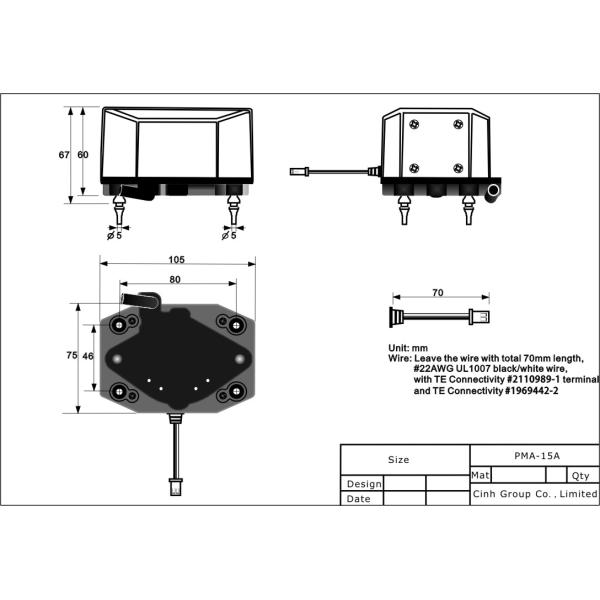 PMA-15A Diaphragm Mini Air Pump 15L/M For Massage Instrument