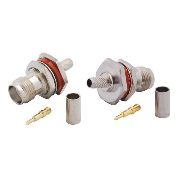 Waterproof RF Connector TNC Copper Connector with 0~3GHz Frequency and 50Ω Impedance for RG316 RG174 RG178
