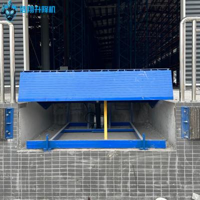 6T Adjustable Hydraulic Static Warehouse Container Stationary Logistics Dock Leveler
