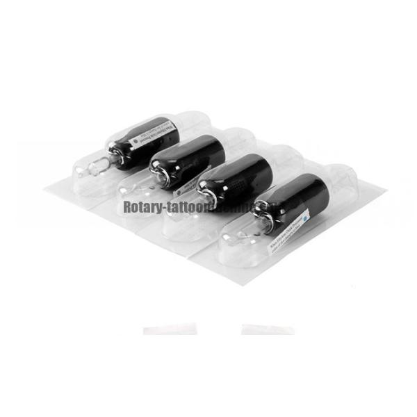 Diameter 1”Disposable Tattoo Tubes Black Grip Clear Tips For Tattoo Machine