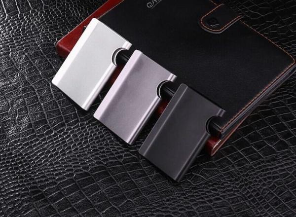 Fashion SGS Multifunctional Aluminium Wallet Card Holder Cash Clip Wallet