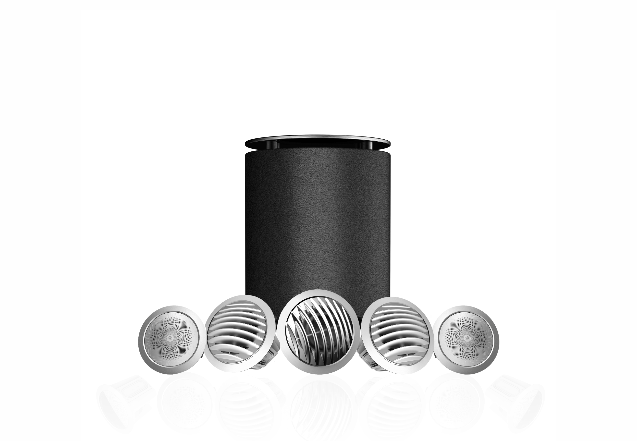 IW3mini&B28 Smart 5.1 Home Theater System with 160W Power, 2.25-inch Coaxial