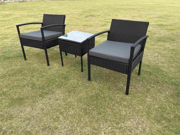 Jardim interior conjunto de bistro compacto de rotão Combinação Patio Sofá Jardim Balcão Terraço Café