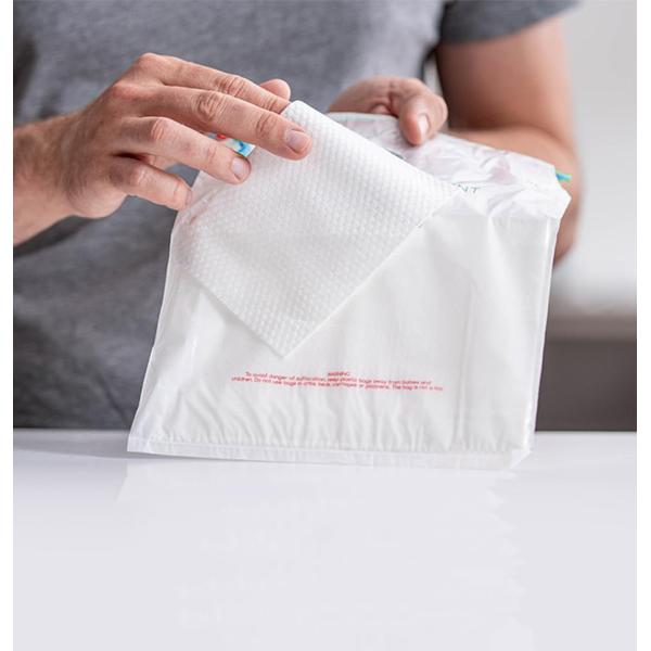 Одноразовые 1000 мл биоразлагаемые пакеты 12 упаковки биоразлагаемые с абсорбентной подушкой