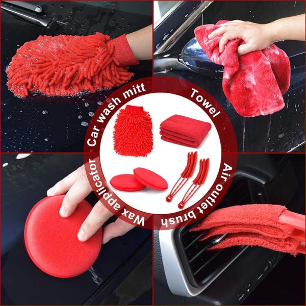 18PCS Car Detailing Spin Brush Kit Brush de maquillaje ODM