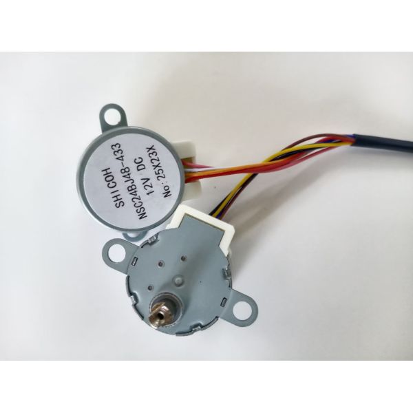 24BYJ48-818 24V High Temperature Resistance Low Noise Anti-interference Stepper Motor with 5.625°/64 Step Angle