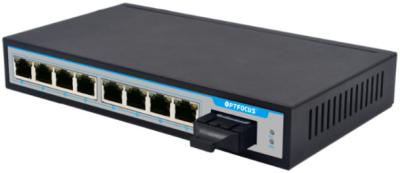 10 / interruptor da fibra ótica 100Mbps para o sistema de vigilância inteligente urbano do tráfego