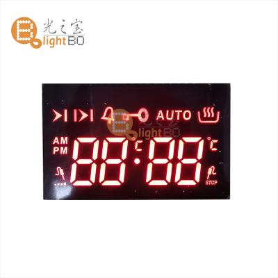 Exposição conduzida segmento de 0,58 polegadas 7 pelo tempo Multifunction do forno da chave do toque