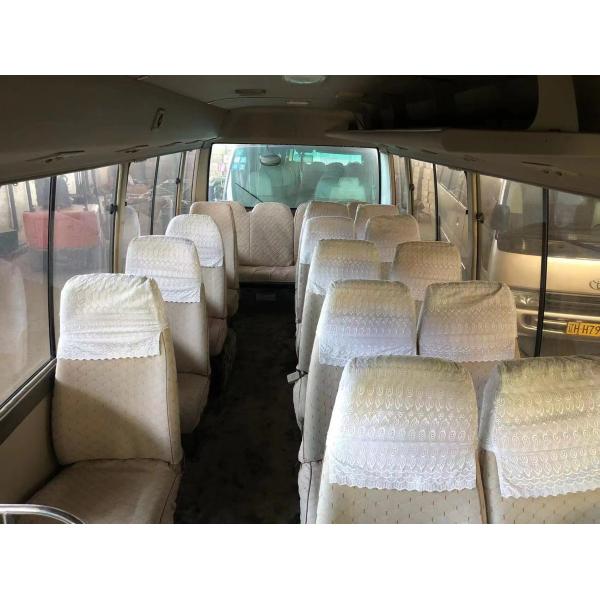 30 Seats Used Toyota Coaster Bus Hiace Bus With Diesel Engine