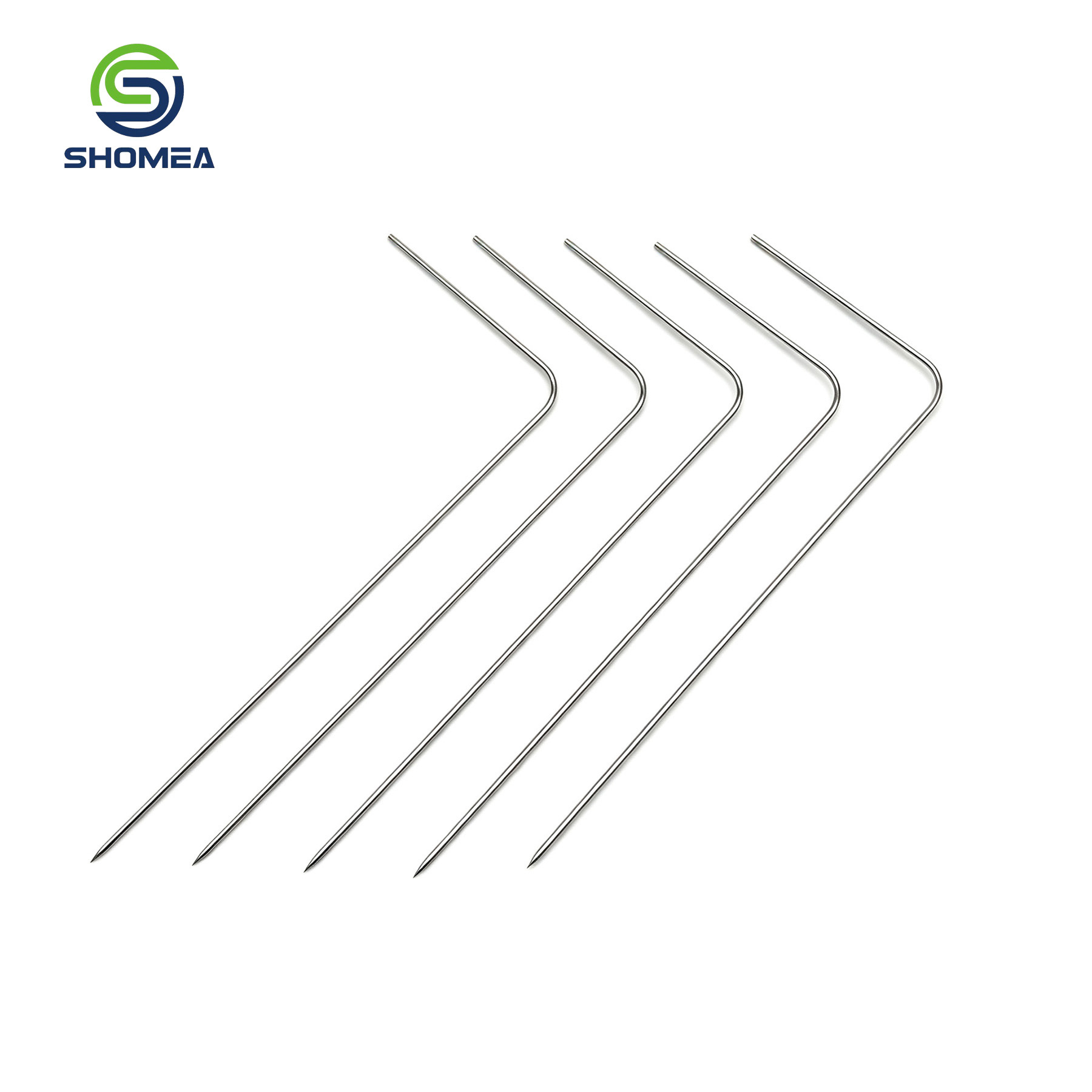 Customized Stainless Steel Bent Needle with Pencil Point Tip