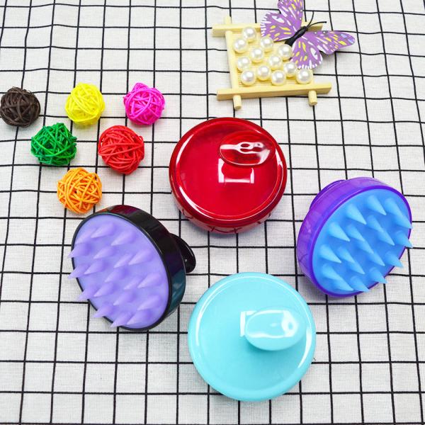 8 Colors Custom Logo Massage Detangling Hair Combs ShampooBrush Scalp Massager Detangler Brush for Quick Hair Detangling