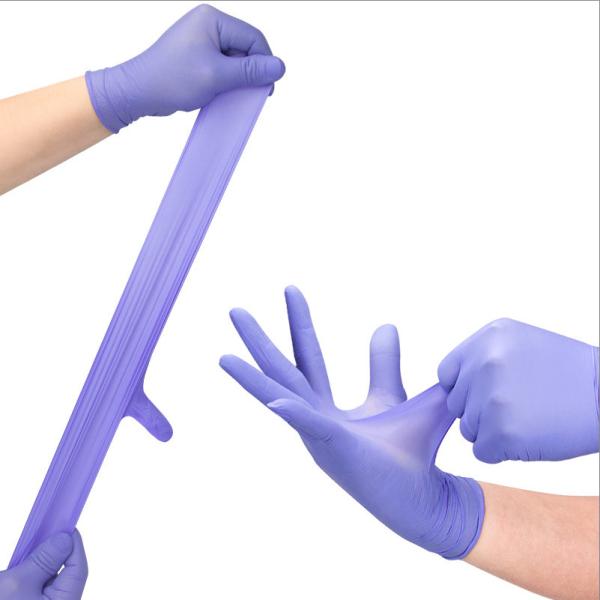 Clinic Blue Nitrile Disposable Medical Gloves EN420 EN455
