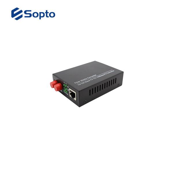 10/100M Data Rate Fiber Media Converter External Power Supply 220V AC