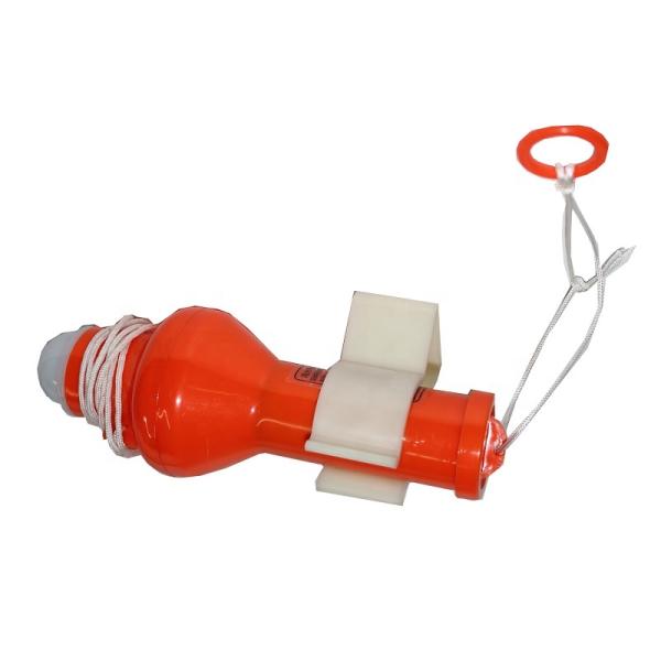Battery Powered Life Ring Buoy Light Orange Color 1400mAh EC Certificate