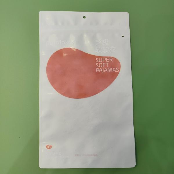 Non Woven Custom Matte Frosted Biodegradable Plastic Packaging Zipper Bags