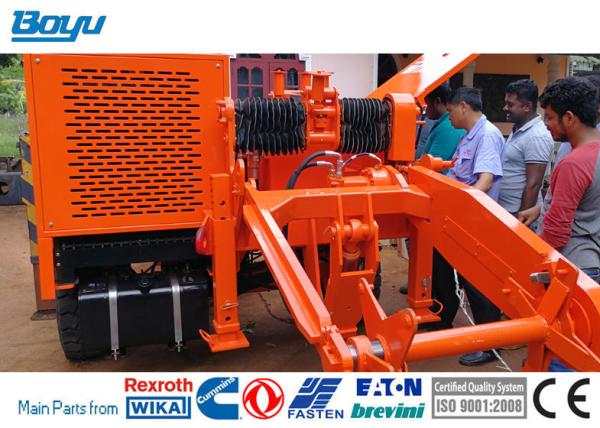 Extrator de Stringing Equipment Hydraulic do condutor de Max Pull 100kN 5km/H