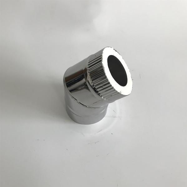 Professional Double Wall Fireplace 45 Degree Bend Pipe Customizable In Chimney Pipe