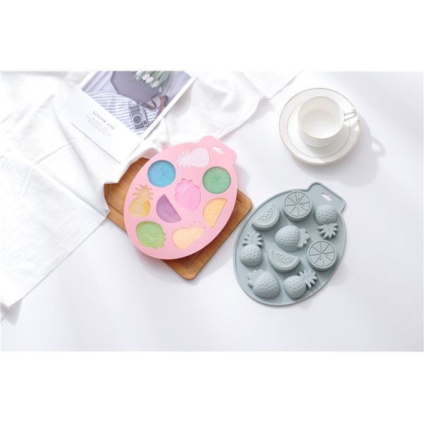 Cake Tools Irregular Eco Friendly Silicone Cake Mold Fruit Modeling DIY Chocolate Baking Tool Ice Mold for Summer Style