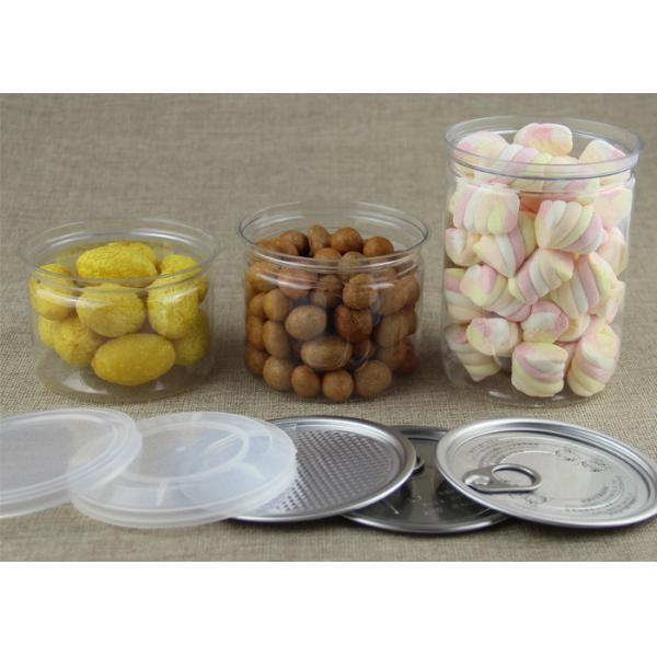 пробки цилиндра ясности качества еды 50ml пластичные, прозрачные чонсервные банкы гайки ЛЮБИМЧИКА